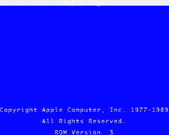 Boot screen